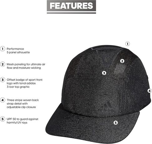 adidas Men's Superlite Trainer Sport Performance Relaxed Adjustable Cap in Saudi Arabia