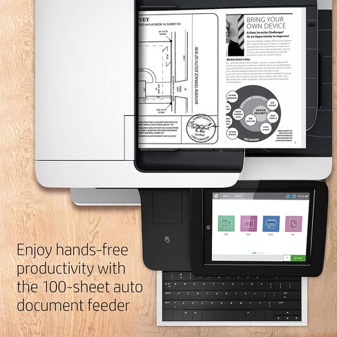 HP LaserJet Enterprise MFP M528c Monochrome All-in-One Printer with built-in Ethernet & 2-sided printing (1PV66A) in Saudi Arabia