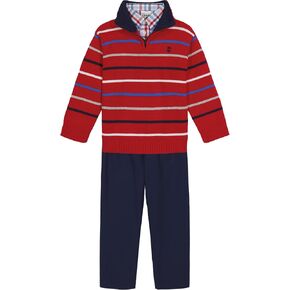 IZOD Boys' 3-piece Sweater, Dress Shirt, and Pants Set in Saudi Arabia