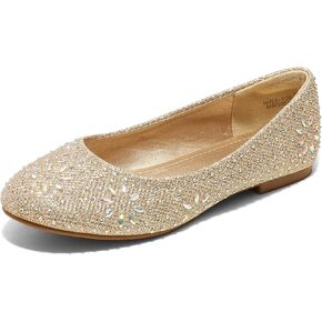 DREAM PAIRS Nina-100 Girls Dress Shoes Classic Ballet Flats in Saudi Arabia