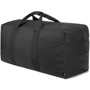 Vorspack Extra Large Duffle Bag for Travel - 100L Duffel Bag for Men Gear Bag for Storage Foldable Weekender Bag for Overnight Camping - Black in Kuwait