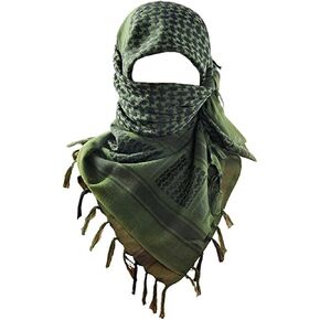 MAGNIVIT Cotton Keffiyeh Tactical Desert Scarf Wrap Shemagh Head Neck Arab Scarf