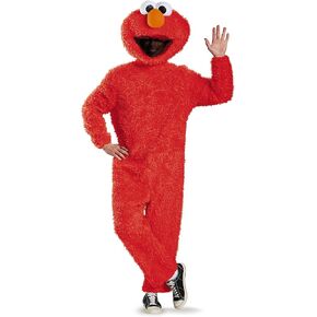 Disguise Men's Full Plush Elmo Prestige Adult Costume in Kuwait