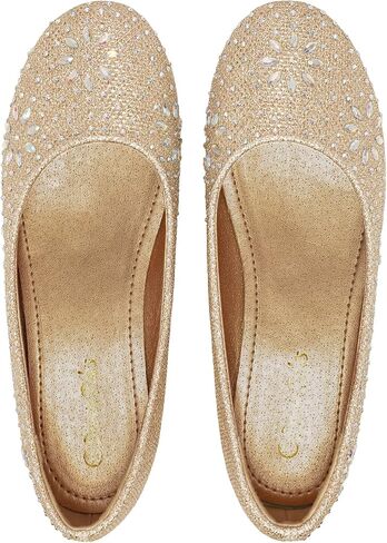 DREAM PAIRS Nina-100 أحذية رسمية للفتيات أحذية باليه كلاسيكية in Kuwait