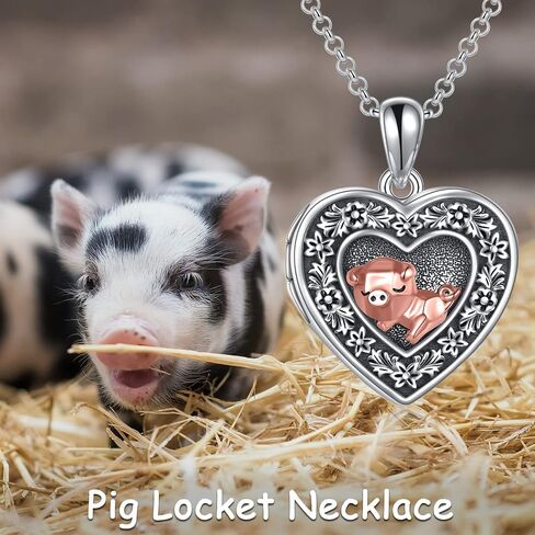 Pig Necklace S925 Sterling Silver Origami Pig Necklace for Women in Saudi Arabia