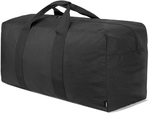 Vorspack Extra Large Duffle Bag for Travel - 100L Duffel Bag for Men Gear Bag for Storage Foldable Weekender Bag for Overnight Camping - Black in Saudi Arabia