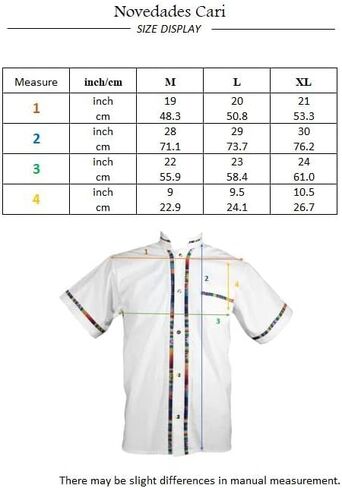 قمصان رجالية قصيرة الأكمام Guayabera مكسيكية مصنوعة في المكسيك، ألوان متعددة in Kuwait
