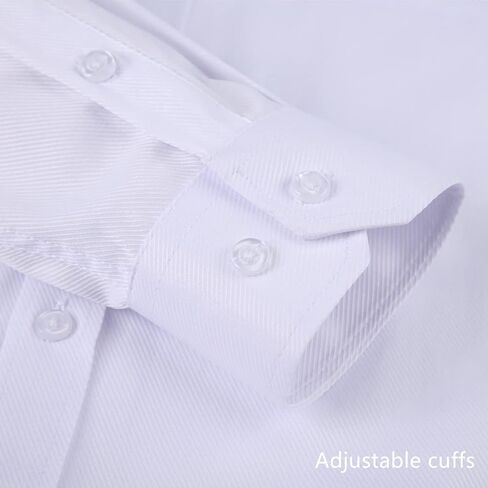 Long Sleeve Dress Shirts for Men - Regular-Fit Casual Button-Down Shirt with Pockets in Kuwait