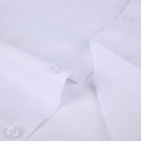 Long Sleeve Dress Shirts for Men - Regular-Fit Casual Button-Down Shirt with Pockets in Kuwait
