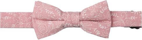 Jacob Alexander Boys' Banded Pre-Tied Floral Cotton Bow Tie in Kuwait