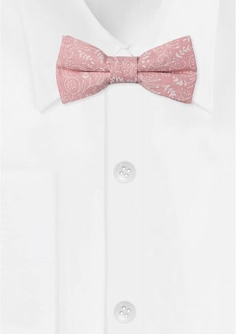 Jacob Alexander Boys' Banded Pre-Tied Floral Cotton Bow Tie in Kuwait
