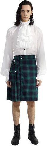 نقبة Lioop الاسكتلندية للرجال، نقبة تقليدية متعددة الاستخدامات من Highland Tartan in Kuwait