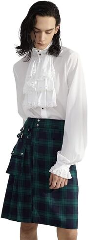 نقبة Lioop الاسكتلندية للرجال، نقبة تقليدية متعددة الاستخدامات من Highland Tartan in Kuwait