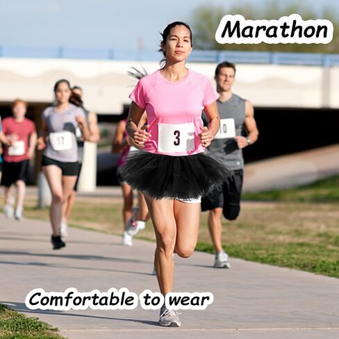 3 Pack Women Teens Adult Tutu Skirt, 5 Layers Puffy Classic Tulle Tutus Skirts for Women Ballet Run Party Halloween Costume in Kuwait