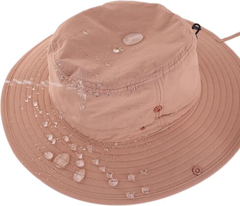 Connectyle Sun Hat for Men Women Outdoor UV Protection Safari Hat for Fishing Hiking Gardening Breathable Cowboy Hat UPF50 in Kuwait