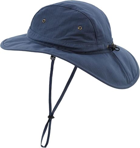 Home Prefer Summer UPF 50+ Men's Bucket Sun Hat Wide Brim Fishing Hat Safari Hat in Kuwait