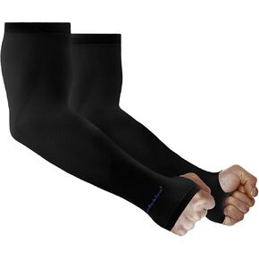 Achiou Arm Sun Sleeves Compression UV Protection Cooling for Men Women Summer Sunblock, Cycling Driving Golf Running