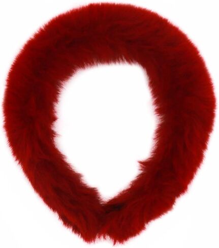 عصابة شعر Surell Faux Rex - إكسسوار أزياء رقيق - أغطية رأس فاخرة ناعمة - عصابة رأس غامضة من فرو الأرنب المزيف (رمادي فاتح) in Kuwait