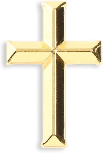 Gold Cross Lapel Pins, Enamel Pin Set (1 in, 12 Pack) in Saudi Arabia