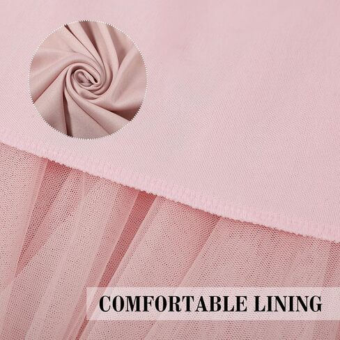 تنورة نسائية من التول عالية ومنخفضة غير متناظرة بطول ميدي تنورة من التول بخصر مطاطي وتنورة طويلة من التول بطبقة مزدوجة in Kuwait