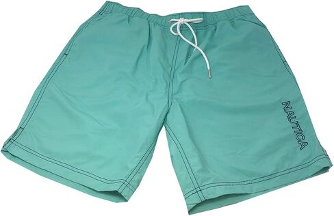Nautica Mens Quick-Dry Logo Swim Trunk Shorts in Kuwait