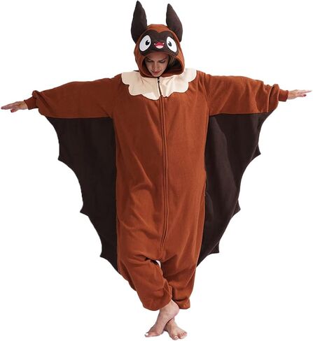 بدلة vavalad للبالغين منامة نيسيي على شكل حيوان زي الهالوين من قطعة واحدة للنساء والرجال in Kuwait