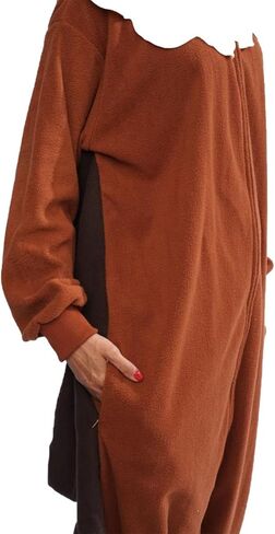 بدلة vavalad للبالغين منامة نيسيي على شكل حيوان زي الهالوين من قطعة واحدة للنساء والرجال in Kuwait