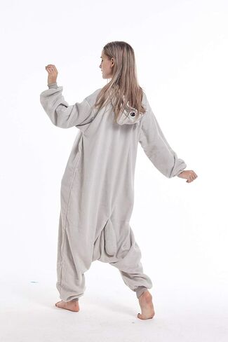 بيجامة Snorlax Onesie للبالغين من Animal Eeyore قطعة واحدة للجنسين أزياء تنكرية للنساء والرجال in Kuwait