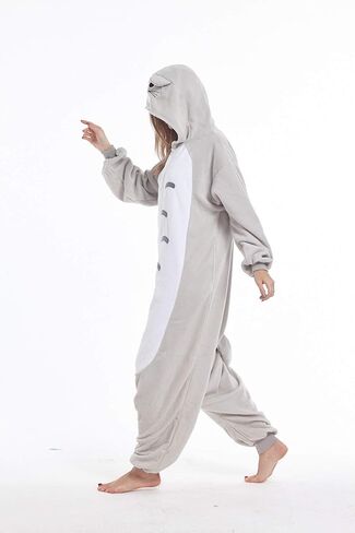 بيجامة Snorlax Onesie للبالغين من Animal Eeyore قطعة واحدة للجنسين أزياء تنكرية للنساء والرجال in Kuwait
