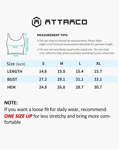 ATTRACO Workout Tops for Women Longline Sports Bras Medium Support Athletic Yoga Tank Top in Saudi Arabia