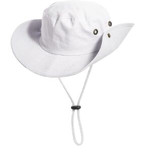 Sun-Hats-for-Men-with-UV-Protection-Wide-Brim Bucket Fishing Safari Boonie Hat for Summer (XL; 23 5/8-24) in Kuwait