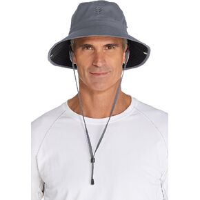 Coolibar UPF 50+ Men's Chase Featherweight Bucket Hat - Sun Protective