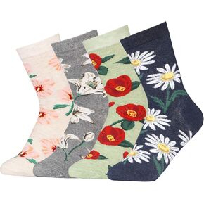 جوارب Xiaomaizi النسائية اللطيفة والمبتكرة غير الرسمية، جوارب ملونة مضحكة منقوشة من القطن للكاحل مقاس 6-9 in Kuwait