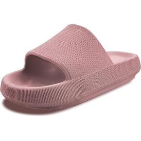 Cloud Slides For Women and Men,Pillow Slippers Bathroom Sandals,EVA Non Slip Thick Sole Platform Shoes