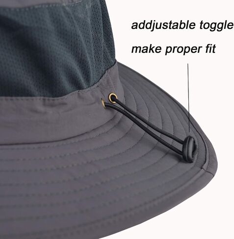 JORMATT Unisex Sun Hat with Neck Flap Cover Fishing Safari Cap Neck Protection,UPF 50+ in Saudi Arabia