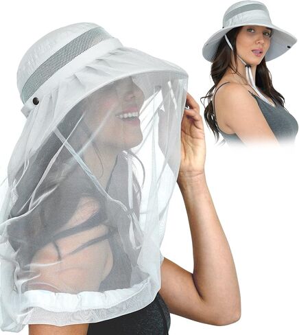 قبعة صيد GearTOP بعامل حماية من الأشعة فوق البنفسجية 50+ قبعة شمسية بحافة واسعة للرجال والنساء، قبعات دلو للرجال مع حماية من الأشعة فوق البنفسجية للمشي لمسافات طويلة على الشاطئ in Kuwait