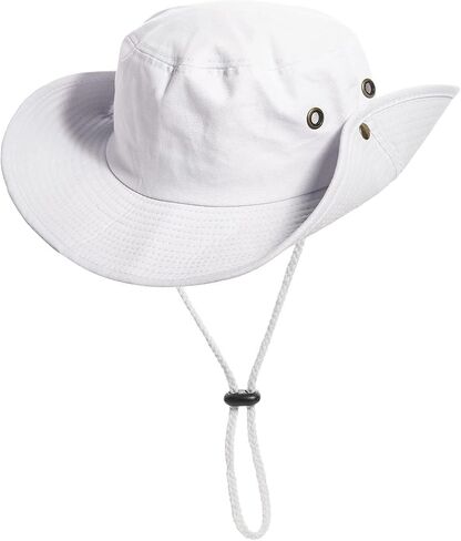 Sun-Hats-for-Men-with-UV-Protection-Wide-Brim Bucket Fishing Safari Boonie Hat for Summer (XL; 23 5/8-24) in Kuwait