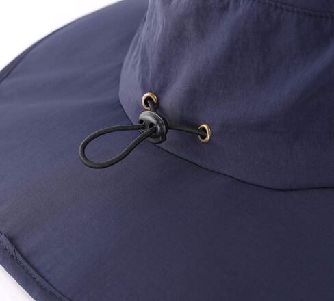Home Prefer Outdoor Mens UPF50+ Sun Hat Wide Brim Fishing Hat with Neck Flap in Kuwait