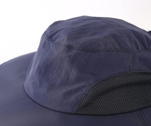 Home Prefer Outdoor Mens UPF50+ Sun Hat Wide Brim Fishing Hat with Neck Flap in Kuwait