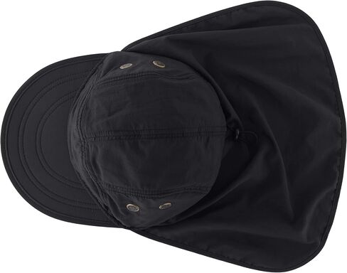 Connectyle Mens UV Sun Protection Cap Safari Hike Cap with Neck Flap Fishing Hat in Kuwait
