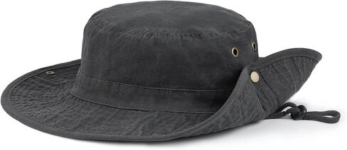 Zylioo XXL Boonie Hat for Big Heads, Wide Brim Sun Hat with Chin Strap in Kuwait
