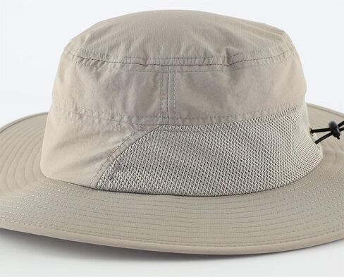 Connectyle Men's UPF 50+ Wide Brim Boonie Hat Breathable Fishing Hiking Sun Hat in Kuwait