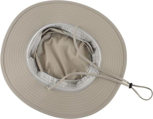 Connectyle Men's UPF 50+ Wide Brim Boonie Hat Breathable Fishing Hiking Sun Hat in Kuwait