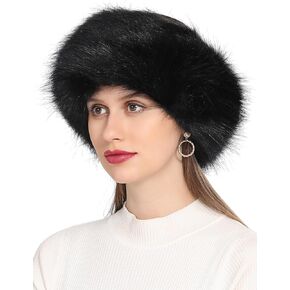 Rulala Fancy Faux Fur Headband for Women Winter Earwarmer Earmuff with Elastic in Kuwait