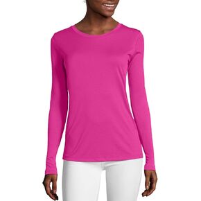 Hanes womens Sport Cool Dri Performance T-shirt, Short Or Long Sleeve
