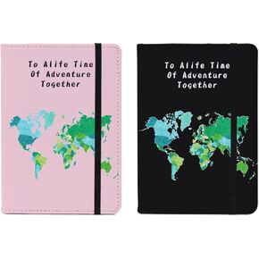 Passport Holder Set,Passport Holder and Luggage Tag,Passport Cover for Men and Women,Passport Wallet,Passport Case,Travel Accessories