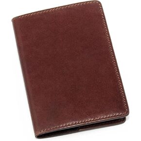 Maruse Italian Leather Passport Cover for Men and Women, Handmade in Italy, Black in Saudi Arabia