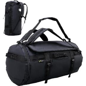 Large Duffel Backpack Bag, 3-Way Water Resistant Gym Duffle Bag with Shoe Compartment for Sports Workout Travel (Amy Green, 45L)