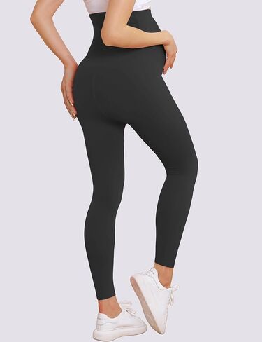 QoBexim Maternity Leggings Over The Belly Ultra-Stretch Pregnancy Yoga Pants Bump Support Workout Leggings Full Length XS-3X in Saudi Arabia