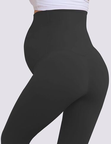 QoBexim Maternity Leggings Over The Belly Ultra-Stretch Pregnancy Yoga Pants Bump Support Workout Leggings Full Length XS-3X in Saudi Arabia